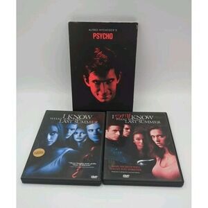Horror DVD Lot - I Know What You Did Last Summer - Psycho‎